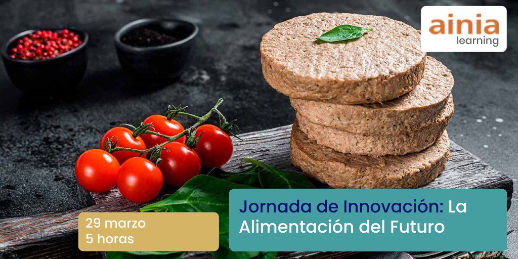 ainiatecnologia's tweet photo. Mañana celebraremos la primera jornada de innovación sobre “La Alimentación del Futuro". Conoceremos los principales avances y líneas de investigación abiertas para acelerar el cambio hacia productos e ingredientes más sostenibles ➡️ https://t.co/2Qwm7fb0tS
#AINIALearning https://t.co/C4SkTDa2KV