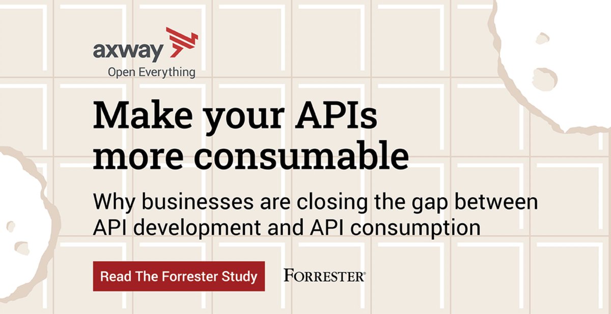 Axway's tweet photo. This just in: #APIs offer a valuable return on investment, but only if organizations drive consumption of their APIs, according to our 2022 #APIAdoptionSurvey with @Forrester.

We’re breaking down all the findings — get the details: https://t.co/QQrfWsYEPr https://t.co/LBdxqAoViF