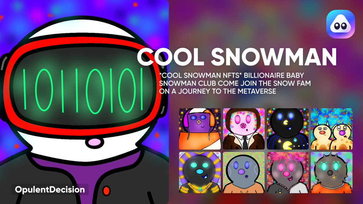 airnfts's tweet photo. 🔥Check the Cool Snowman Collection only on @airnfts👇

https://t.co/ooD4NzTvoh

👉Like &amp; RT if you like this 
👉Follow @airnfts
 
#NFTartists #nftcollectors #airnfts #opensea #cryptoart #NFTsales #NFTCollection #NFTProject @OpulentDecision https://t.co/DROJTfPbS4