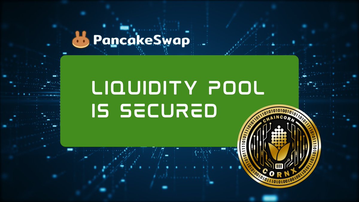 chaincorn's tweet photo. 🌽 Pioneers!
👉 Liquidity pool is secured! 
🔗 https://t.co/jAhnXdY8As

#chaincorn #cornx #layerzero #layer0 https://t.co/iatQQsUd78