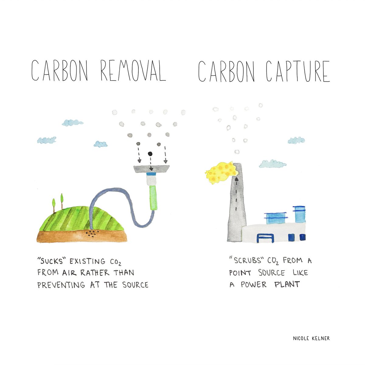 The difference between carbon removal and carbon capture