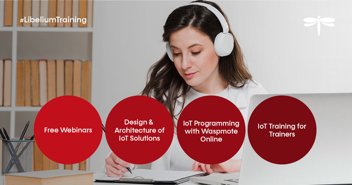 libelium's tweet photo. → Start your own monitoring project now! 💪We offer different online courses according to your #IoTknowledge level:
➊ Beginners
➋ Professionals
➌ Developers
❹ Educational centers
✓ Re-invent yourself by orienting your company towards the IoT market: https://t.co/H5QKB9rSQ6 https://t.co/ct2jFT2Acv