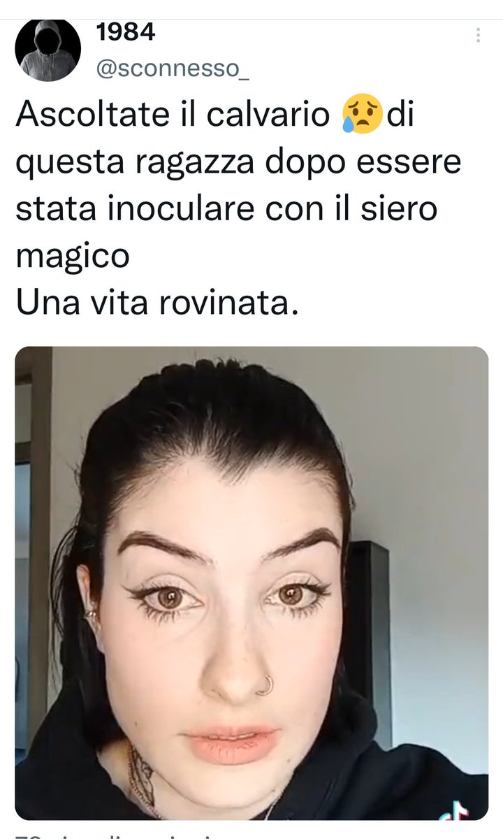 prokofiev95's tweet photo. TikTok = Vigifarmaco 🤦♂️#inoculare #TikTok #calvario https://t.co/zrU8FfrUSS
