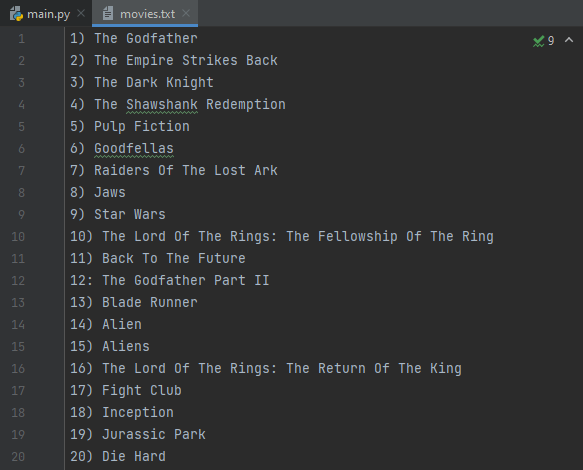 miumiups's tweet photo. Day 45 #100DaysOfCode #python #webscraping
Web Scraping 100 Movies that You Must Watch ✅ https://t.co/AcJGMqanyF