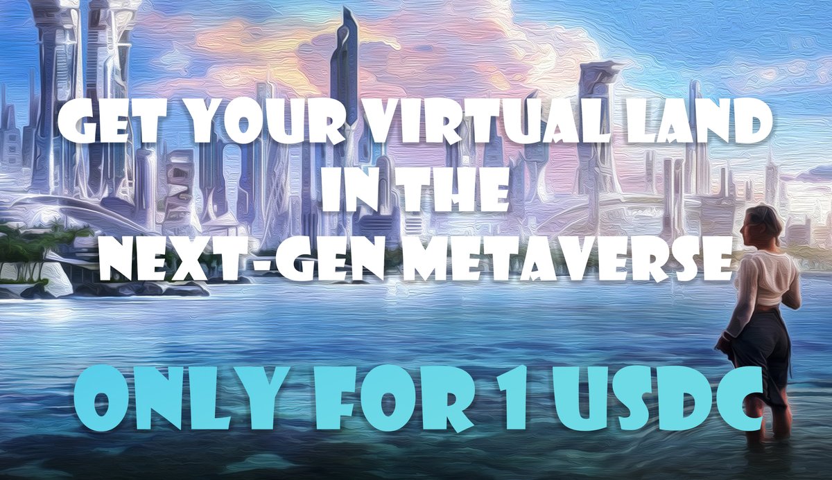 CosmoFund's tweet photo. Hurry up to get CosmoLand NFT, giving the right to own virtual land in the decentralized next-gen metaverse MetaCosmo powered by Unreal Engine 5!
The cost of NFT is only 1 USDC!
https://t.co/v9VAve6sRj
#NFT #NFTs #Metaverse @_jdkanani @0xPolygon #MetaCosmo https://t.co/Lm6wZb2pHI