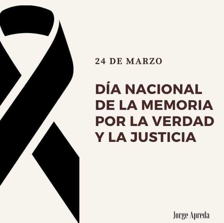 #24M #MemoriaVerdadYJusticia #NuncaMás