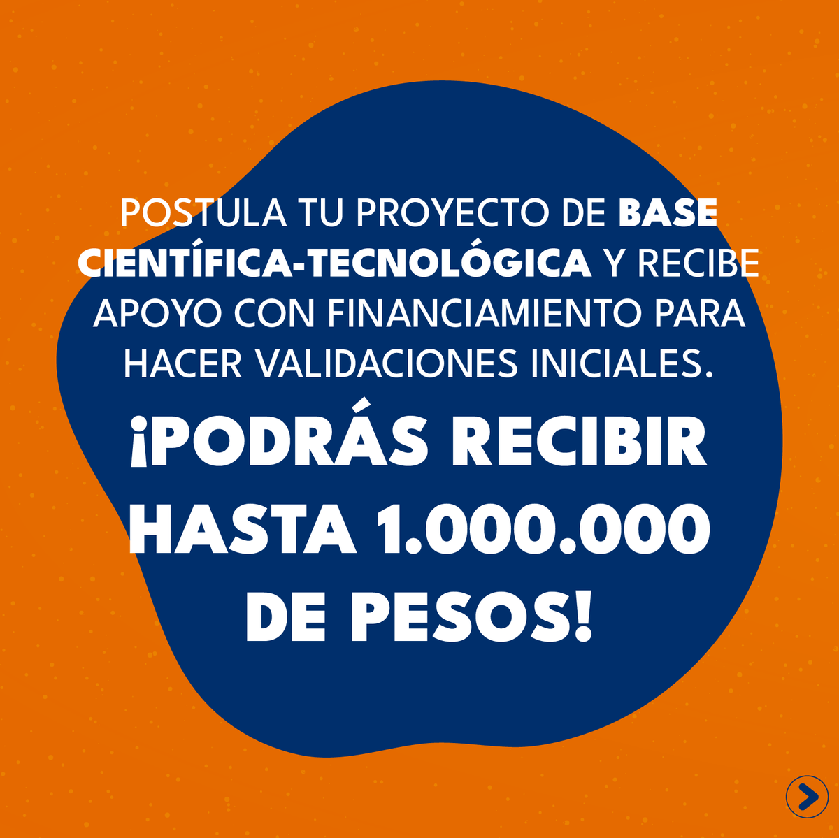 JuanEscrig's tweet photo. ✨¡Se viene #EjecutaTuIdea ! La segunda etapa del programa #GrowingUp de #ScienceUp. Postula tu proyecto de base científica-tecnológica y recibe financiamiento para hacer validaciones técnicas iniciales. ¡Podrás recibir hasta 1.000.000 de pesos 🤩! Info: https://t.co/jfpWR8Fkbb https://t.co/sihvZasKse
