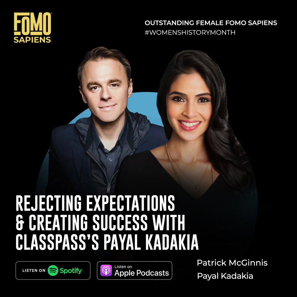 Have you signed up for @classpass yet? This app is inspiring people to live their best lives by connecting them with the best wellness classes and boutique fitness experiences. @payalkadakia joins the #FOMOSapiens podcast this week for some real talk! bit.ly/3wMQ6ZR