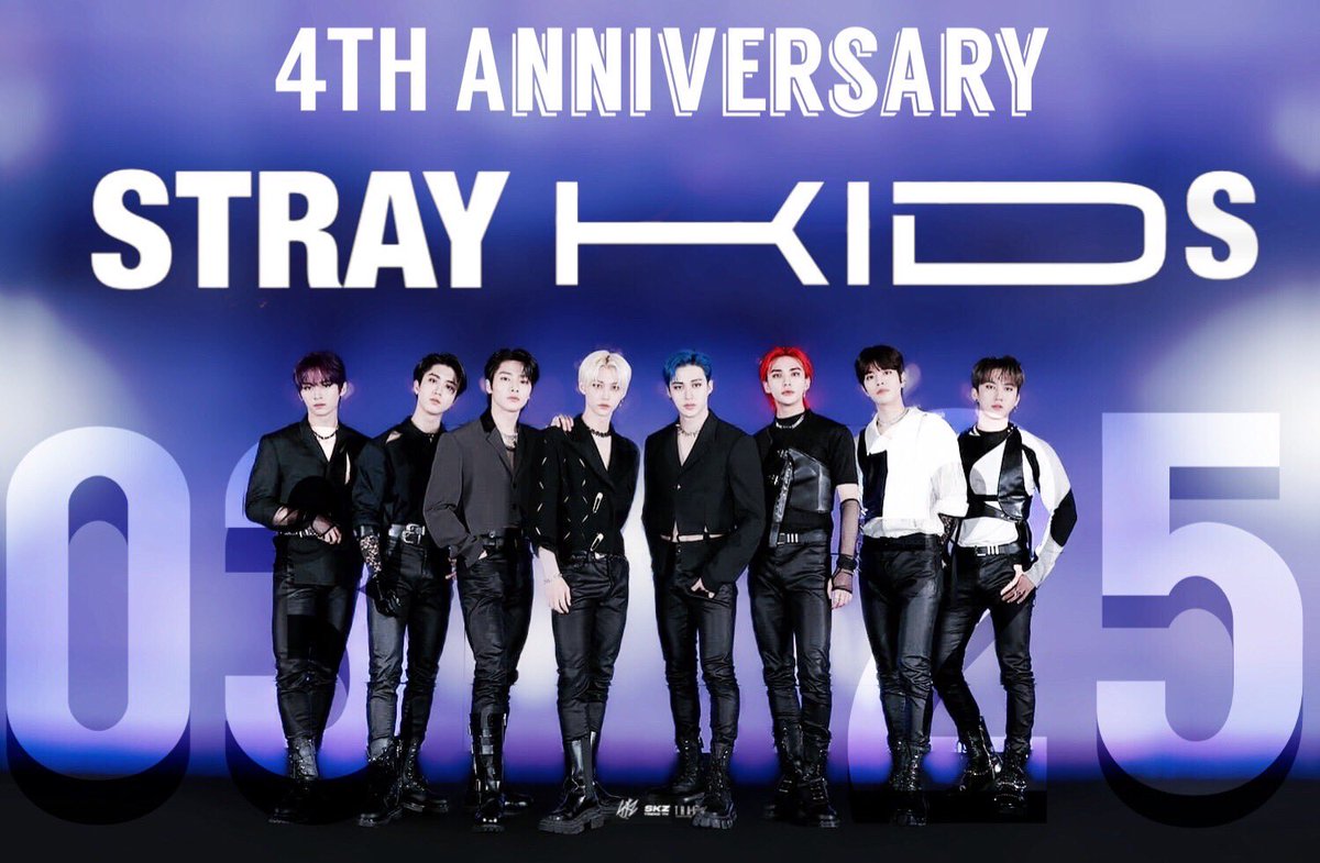 𝗛𝗔𝗣𝗣𝗬 𝗦𝗞𝗭 𝗗𝗔𝗬 𝟰𝘁𝗵 𝗮𝗻𝗻𝗶𝘃𝗲𝗿𝘀𝗮𝗿𝘆 ❣️

#스키즈와_발맞춰걷는_4번째길
#BlessingsWait4SKZ 
#StrayKids4thAnniversary
<a href="/Stray_Kids/">Stray Kids</a> #StrayKids