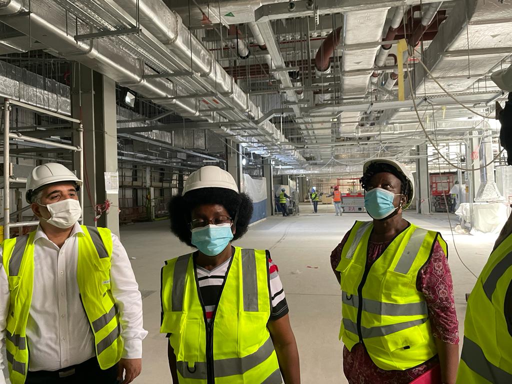 DrMusenero's tweet photo. Science-Led Socio-economic transformation will require venturing in places we have hitherto shunned.Domestic Vaccine Manufacturing is one such area. The Ugandan technical team led by @scienceop2 tour the facility of a potential technology partner in Dubai. https://t.co/uUvSWgK0Oe