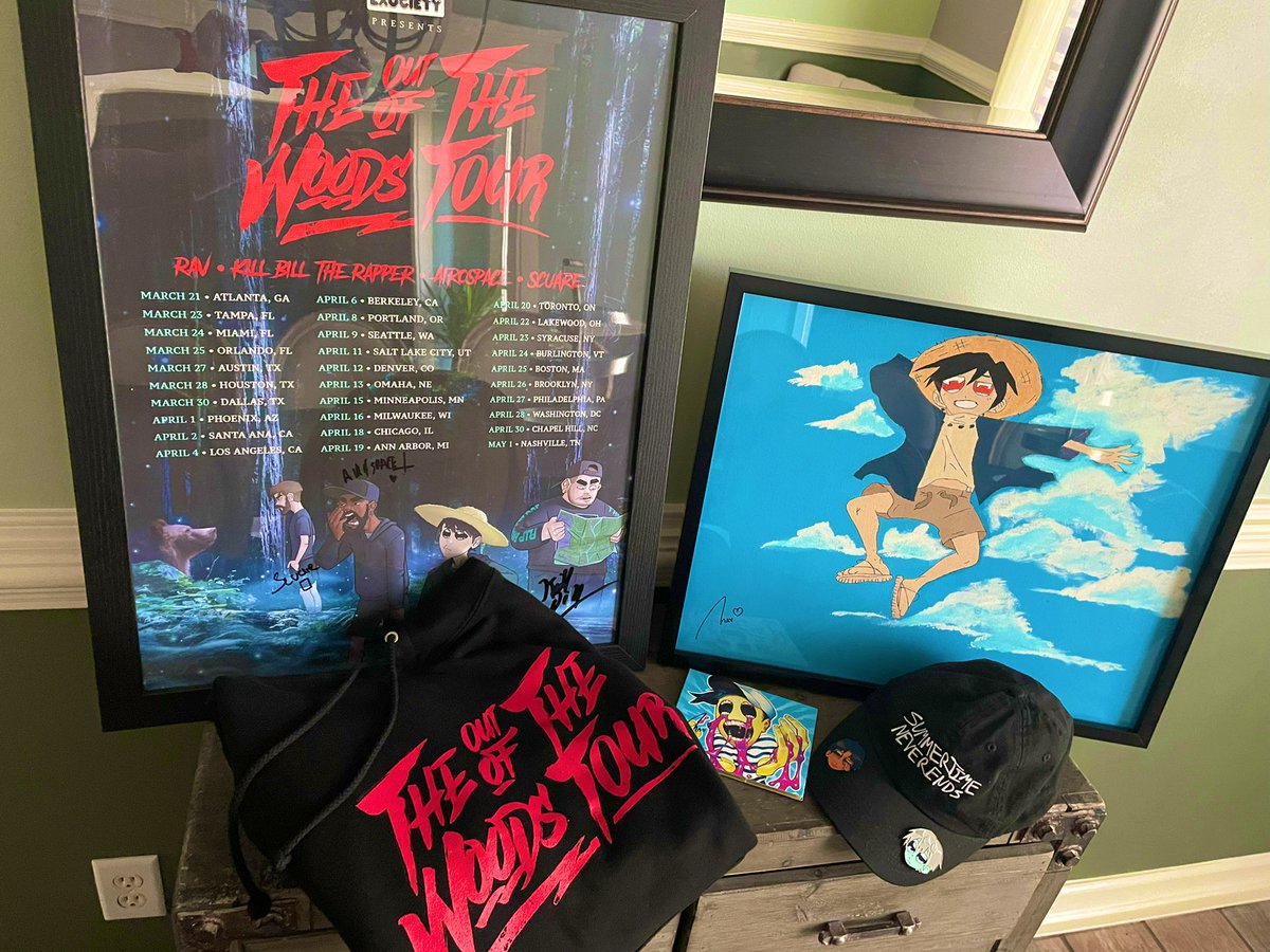 PuckCoff33's tweet photo. @iamkillbill I had to frame the poster sheeeshh. this pic is missing the “Im onto me” vinyl, Exo beanie, and Ramona tho. :) https://t.co/uEaLY39D7d