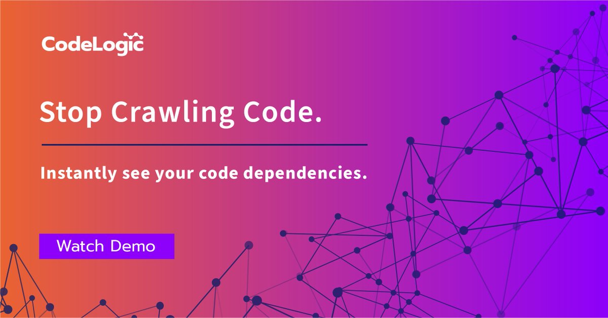 codelogicinc's tweet image. Tired of crawling code to understand your app dependencies? We were too. Learn more in our on-demand demo: bit.ly/3MW9Ijw #appcomplexity #developers #softwaredevelopers
