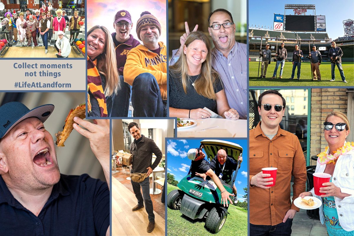 LPSminneapolis's tweet photo. Collect moments, not things. That sums up how our "family" and #LifeAtLandform is.
We're very blessed and fortunate to have a cutting-edge, award-winning team of industry-leading professionals who work hard and play hard together.
Learn more about us at https://t.co/5EcN0M21TB. https://t.co/L1K0rhVafO
