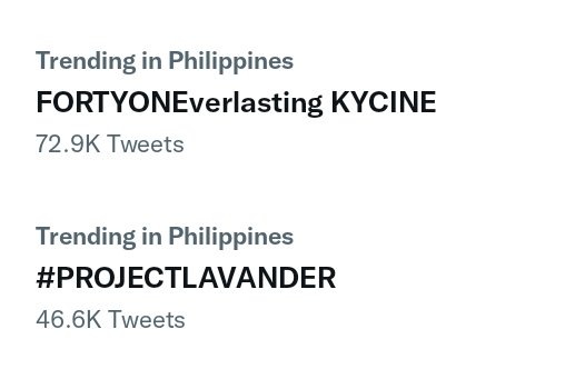 heliotrope_24's tweet photo. Lavanders nahiya pa kayong gawing seventy three yan ahhaha
FORTYONEverlasting KYCINE
#PROJECTLAVANDER https://t.co/YfSWOT2CzW