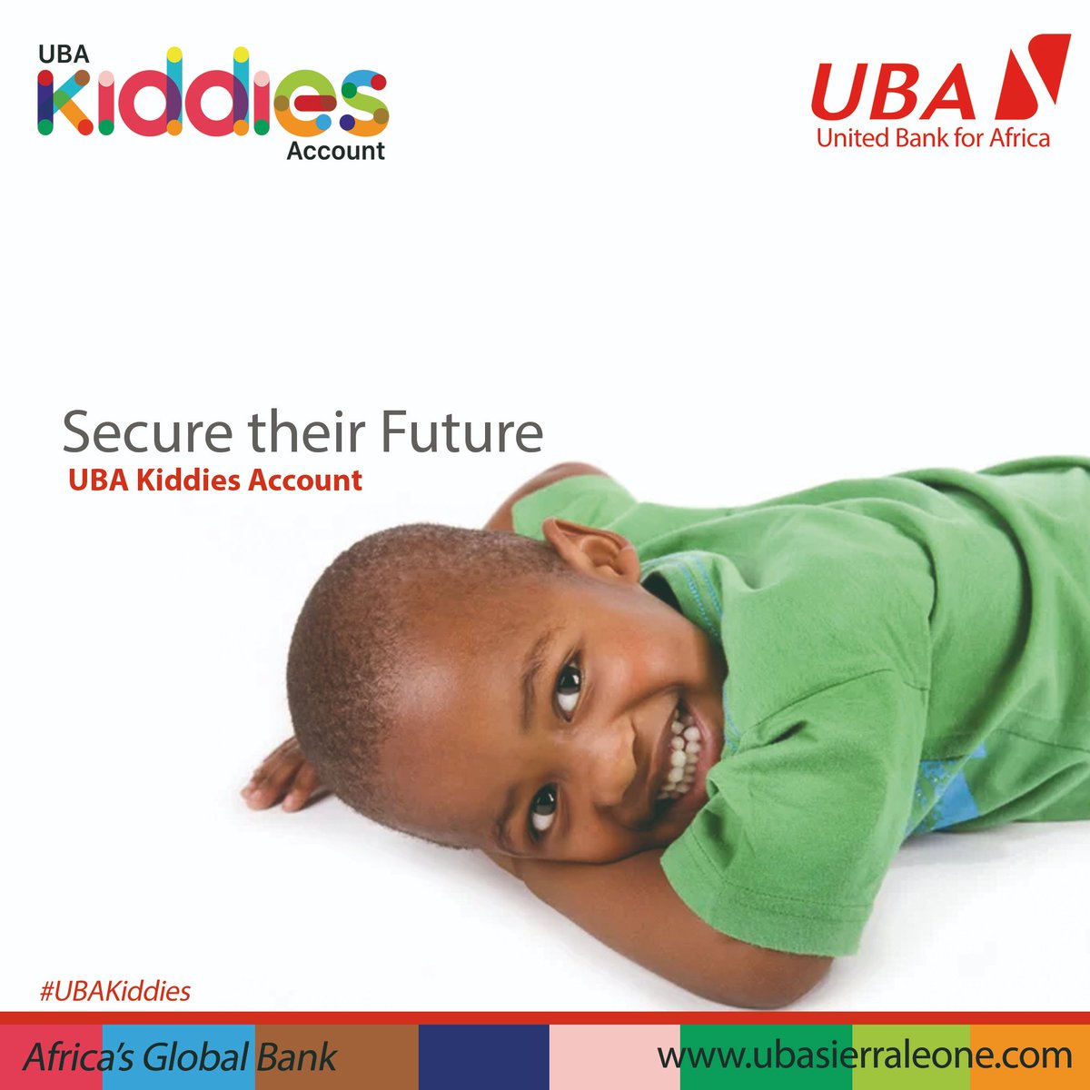 UBA Kiddies

It's finally time to grow out of piggy banks. The kiddies Account allows parents to start saving for their kids as soon as they are born, and as they grow older.

#UBAKiddies
#UBASierraLeone
#AfricasGlobalBank