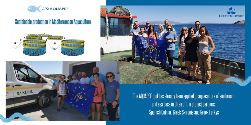 HcmrInOcean's tweet photo. 🐟@LIFE_AQUAPEF is a project between @hcmr_gr,
@azti_brta, @KU_Leuven, #ArisensIngenet and the companies #Culmar, #Forkys & #Skironis in order to promote the effective implementation of Product #EnvironmentalFootprint on the #MediterraneanAquaculture.
➡️https://t.co/bAzCbIUkbp https://t.co/SYMNBYJFNa