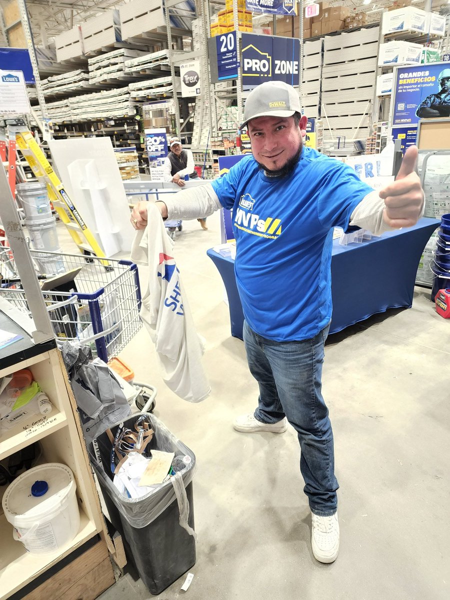 The MVP power is available here in Chantilly.  Be like this customer and who took off his shirt in the store to put one of our MVP shirts one. <a href="/ChantillyLowes/">Lowe's of Chantilly, VA</a> <a href="/1290Lowes/">Lowes District 1290</a> <a href="/BlueBoxR1/">@BlueBoxR1</a> <a href="/ShuellWilliam/">William Shuell</a> <a href="/ShaneGagne76/">Shane Gagne</a> <a href="/BenitoKomadina/">Benito.Komadina@Lowes</a>