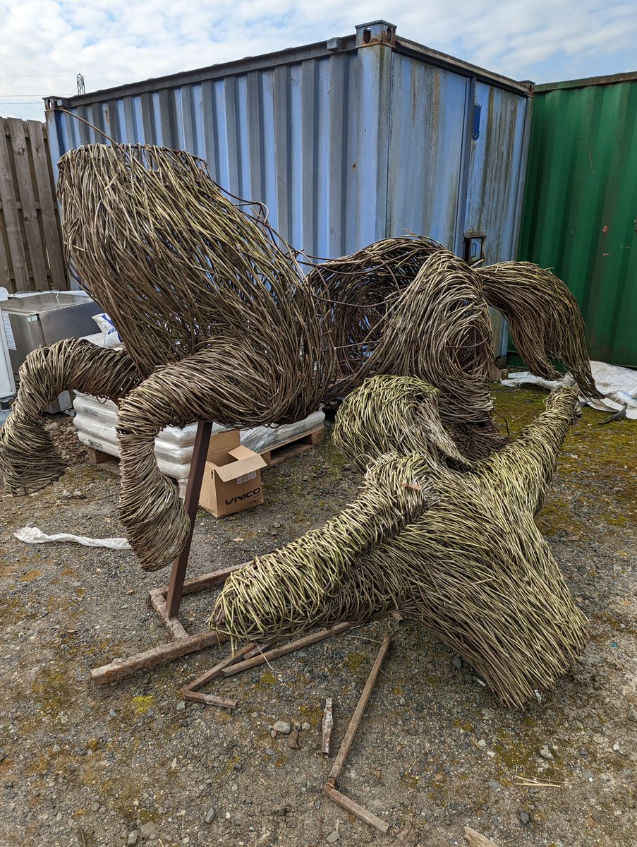 HelixFalkirk's tweet photo. Our Sagittarius is looking a bit sorry for himself, so he's off back to @cragarts for a #makeover.
We look forward to letting you see him back in all his bow and arrow glory really soon.
#astrology https://t.co/zw2Vd5rUFD
