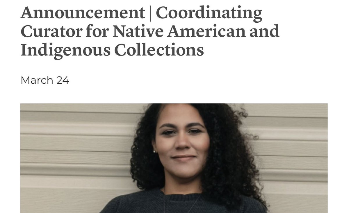 If you missed our morning news, we're delighted to announce that <a href="/heykimtoney/">Kimberly Toney</a> is joining the JCB and <a href="/brownlibrary/">Brown University Library</a> in July, as the inaugural Coordinating Curator for Native American and Indigenous Collections!  Read the full announcement:  jcblibrary.org/news/kim-toney