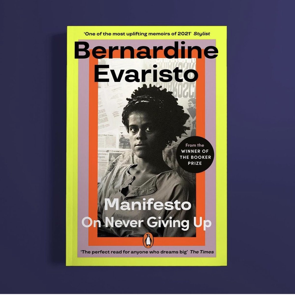 HamishH1931's tweet photo. Paperback ⁦@BernardineEvari⁩ Manifesto cover by ⁦@jstillustrates⁩ https://t.co/PZZ0MmzUuu