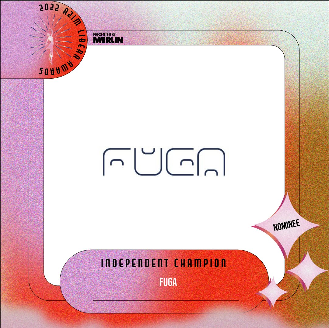 fugamusic's tweet photo. 🎉 We’re proud to be shortlisted for ‘Independent Champion’ at the 2022 Libera Awards. We’ve got some excellent company.

Thanks @a2im  🙏 https://t.co/g1Vr3ZrpSk