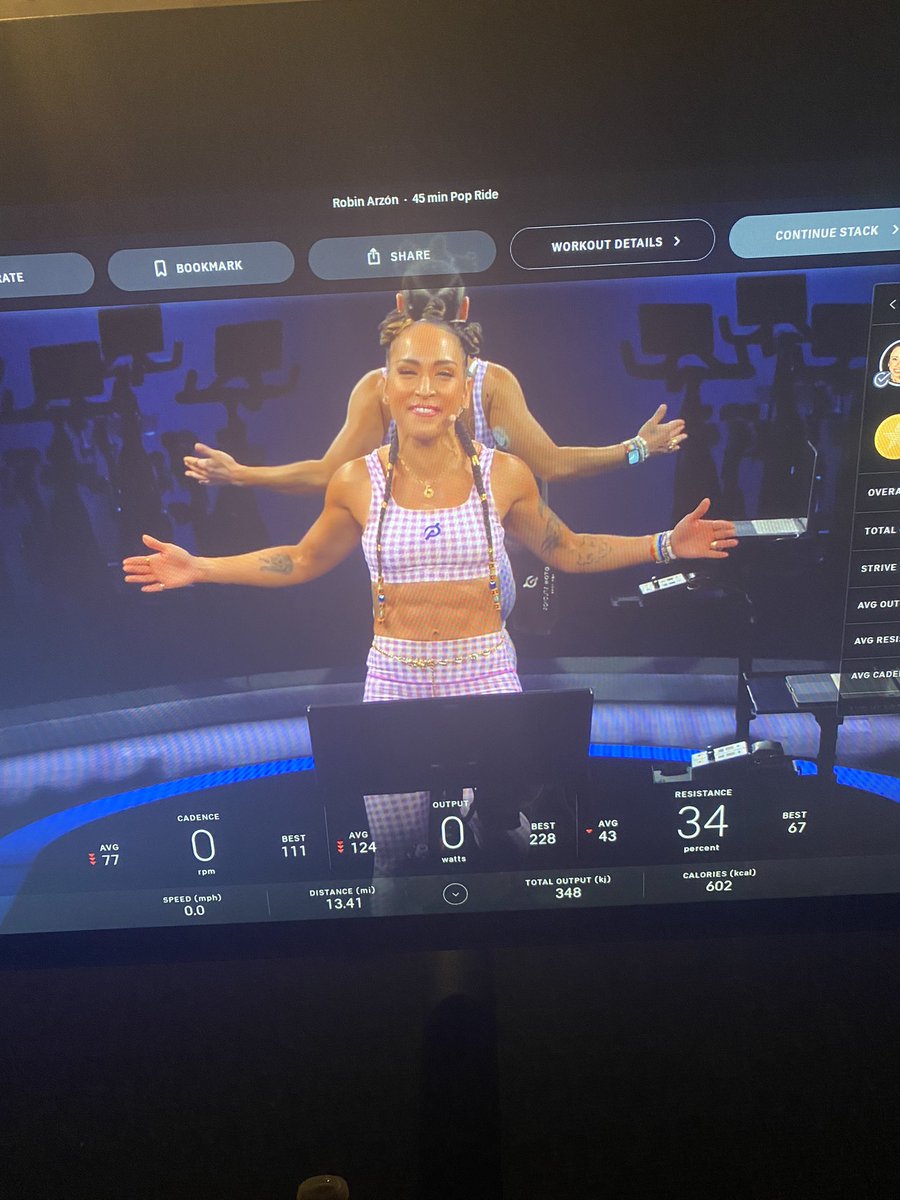 Francesca626's tweet photo. Hey @RobinNYC, I spent my birthday workout with you this morning, and I hit a new PR!! I adore you!! 💕 #thisis34 https://t.co/iMtLEuQ5Jt