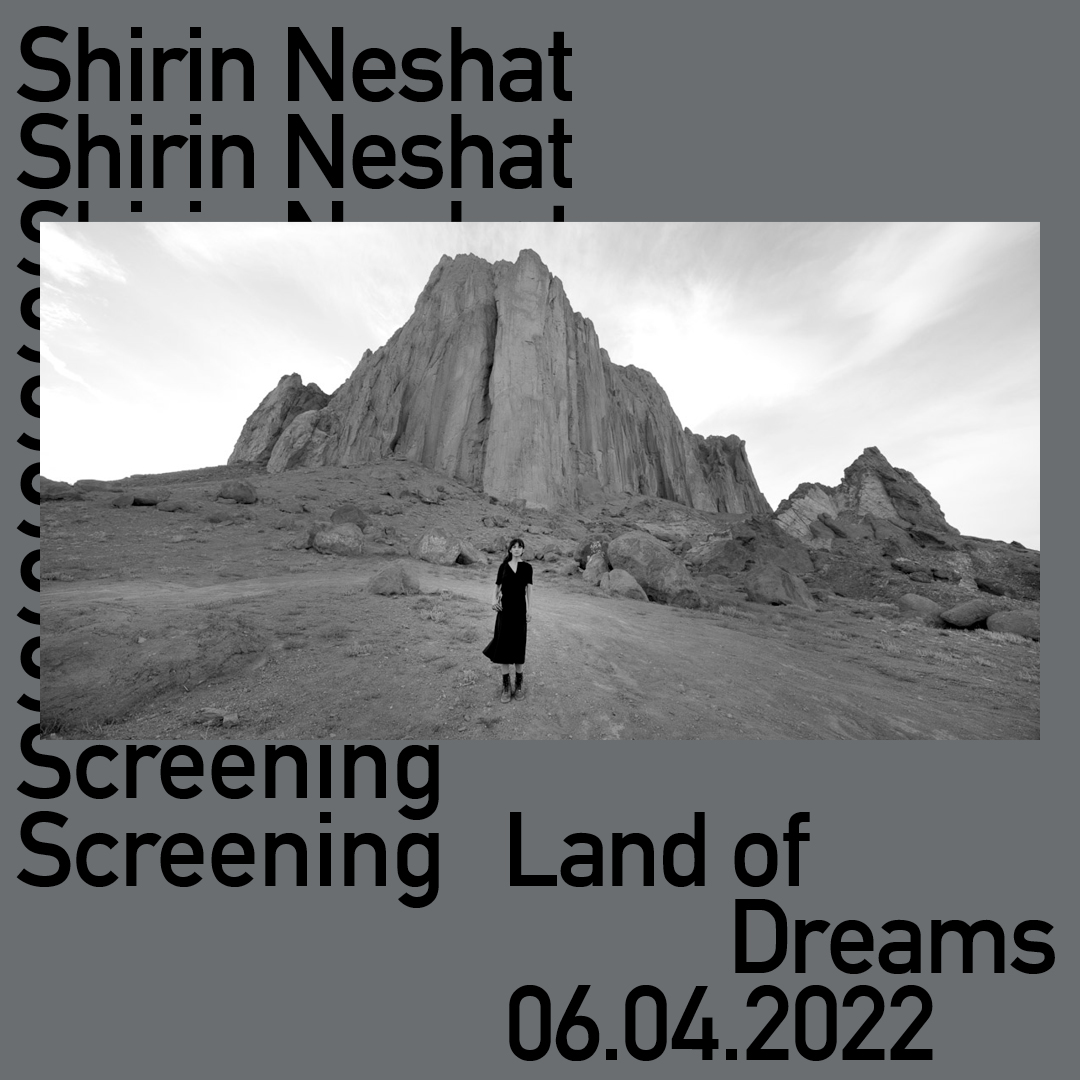 Pinakotheken's tweet photo. #SaveTheDate: Filmvorführung LAND OF DREAMS am 6. April um 20 Uhr!

Im Rahmen der Ausstellung LIVING IN ONE LAND, DREAMING IN ANOTHER wird Shirin Neshats neuester Spielfilm erstmalig in München bei @citykinos zu sehen sein!
🔗https://t.co/S2xw4Z1vOW
#ShirinNeshat https://t.co/2czp5I4BBK