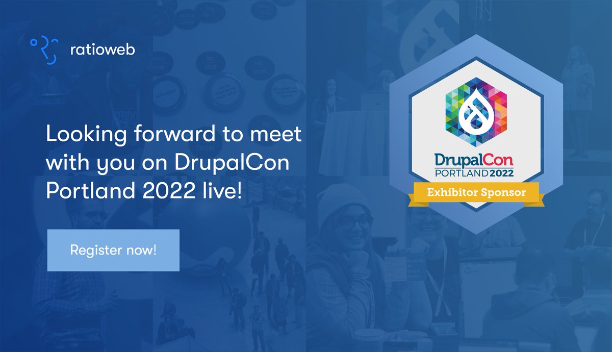 ratioweb's tweet photo. We are proud sponsor of @DrupalCon #Portland 2022, first on-site conference from a long time! Hope to see you there! https://t.co/NR68a6r1j6 #drupal #DrupalCon #community
We can join conference thanks to "Go to Brand" program of @parpgovpl https://t.co/HlpgsNG5r8