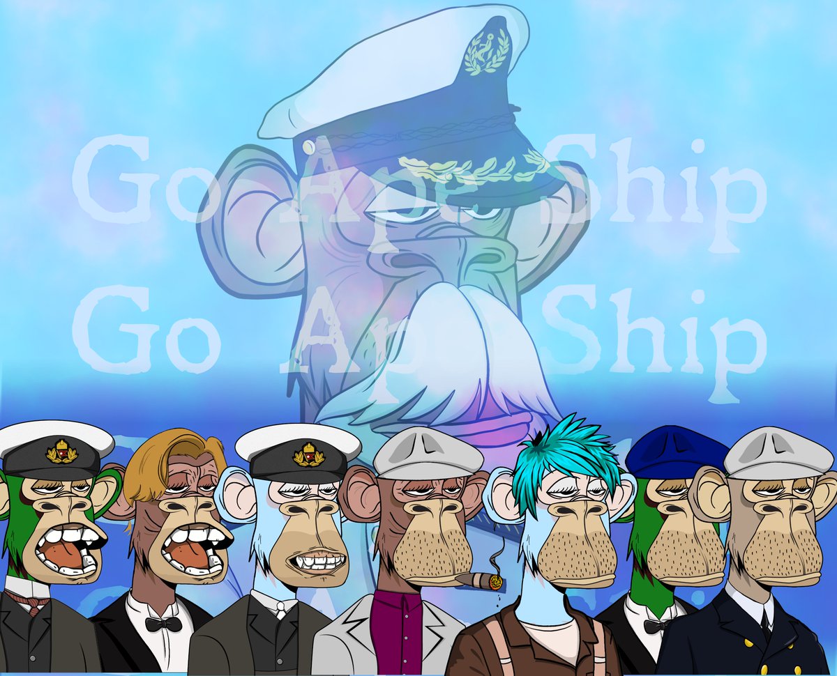 SigersonBell's tweet photo. The Atlantic Voyage Ape Club (#AVAC) 

The Best of 2022 is still ahead: 

🟦Mint Date: April 10th
⬛️Supply: 3300 
🟦WL: 1500 
Website: https://t.co/8ldMZRgkkB 

Lets make History Together! 
#GoApeShip https://t.co/msZoUJIaUd
