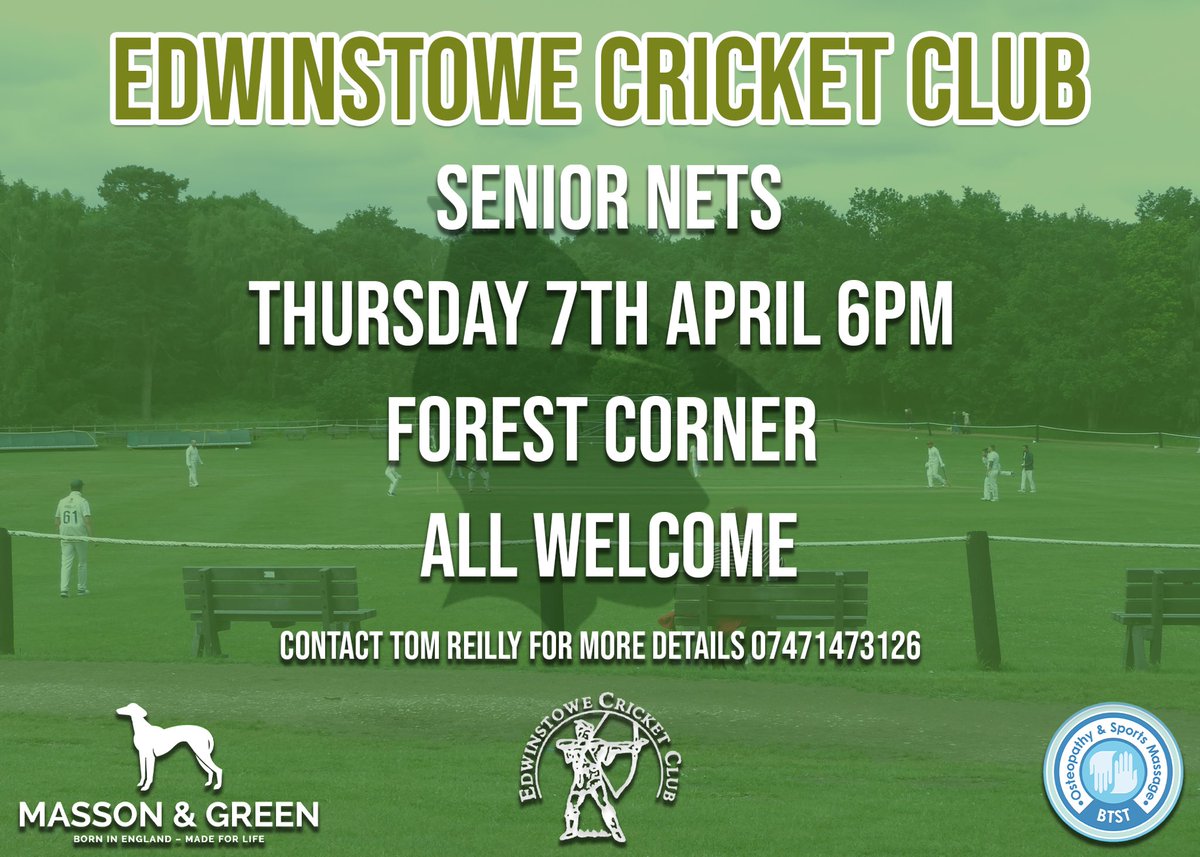 The Summer is coming!
Come along all and any abilities welcome! 🏏☀️
