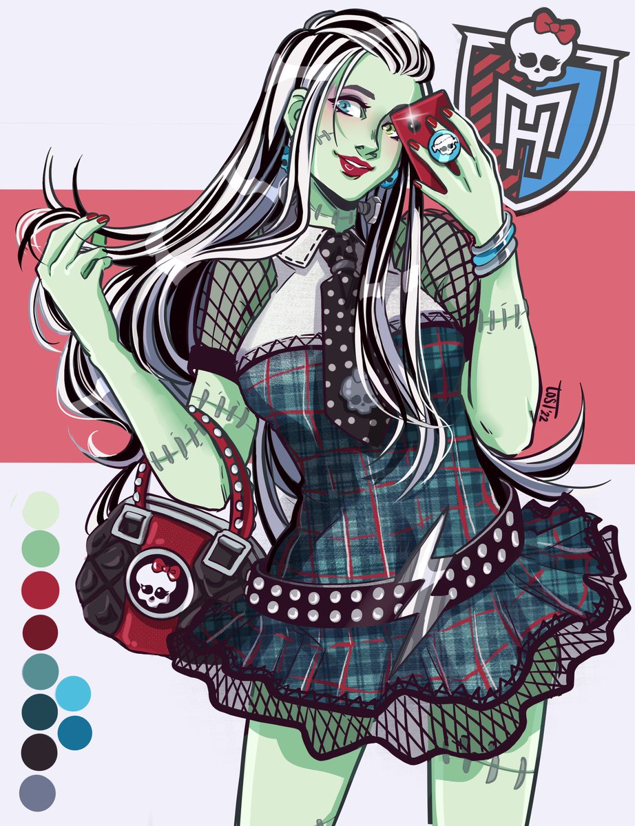 LostCaverna's tweet photo. Frankie stein🧟‍♀️👜⚡️✨
.
.
.
.
#MonsterHigh #frankiestein #abcfanart #artchallenge #artist #ArtistOnTwitter #Mattel #fanart #Fanarts #digitalart #digitaldrawing #artontwitter https://t.co/U7QSp29Owa