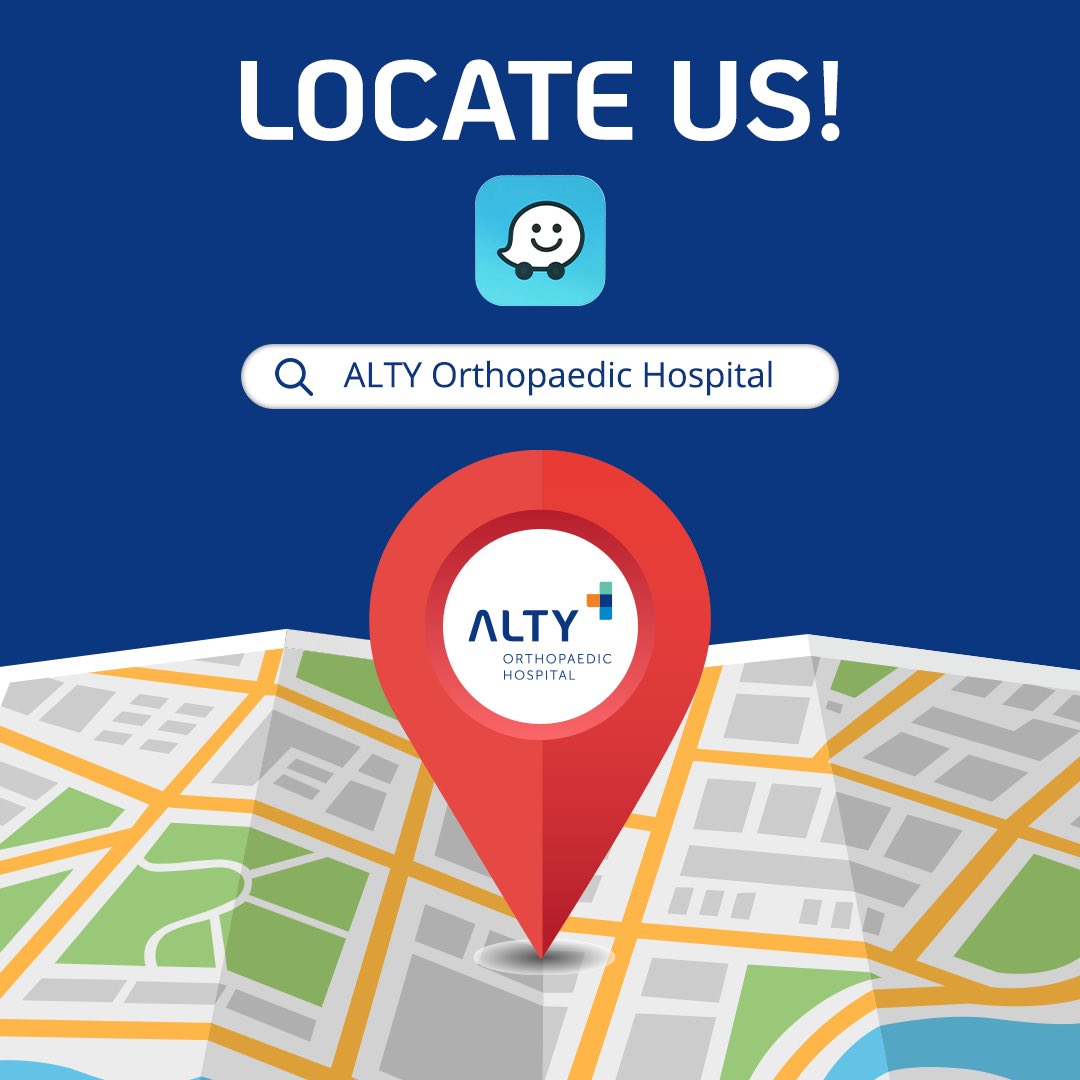ALTYortho's tweet photo. Find us on Waze! We’re here! 
 
ALTY Orthopaedic Hospital is located right at the crossroads of Jln Ampang and Jln Tun Razak. To contact us and make an appointment with one of our specialists, call +603 2787 0500.  
 
#ALTYortho #feelitinyourbones #AddingLifeToYears https://t.co/QVe1qCt3pB