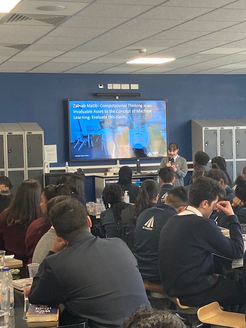 Well done to all students and finalists who delivered their speeches yesterday for our Cycle 2 Stretch final! Thank you to our judges Melissa, Ms Jones, Laura Grayson <a href="/ClarionLaw/">Clarion</a> and Nikki Ayrton <a href="/LeedsBS/">Leeds Building Society</a> for their feedback.