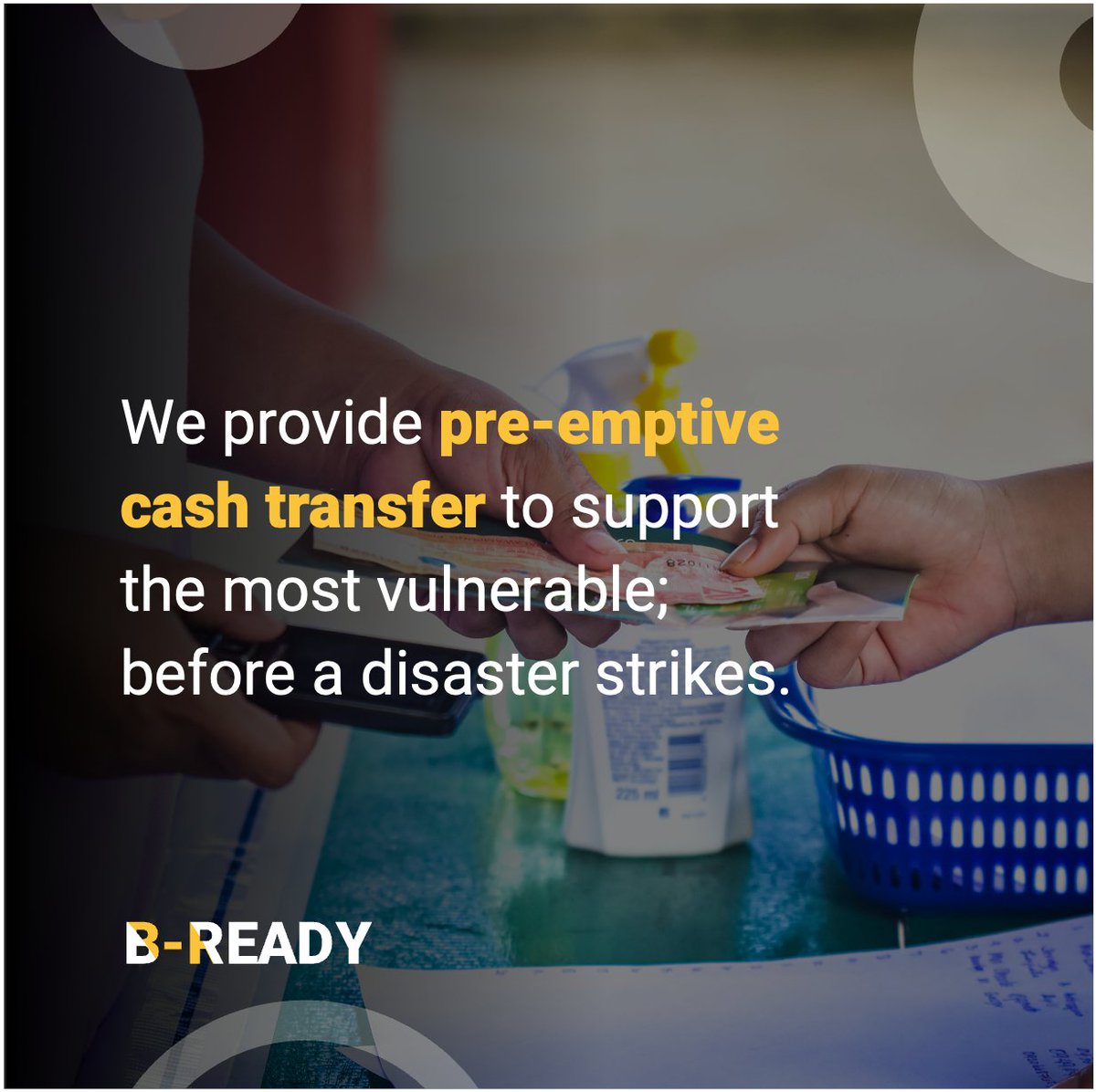 Global Parametrics (@gparametrics) on Twitter photo LAUNCHING TODAY: the #BREADY website.
B-Ready builds #resilience by providing pre-emptive cash transfers to support the most vulnerable communities before disaster strikes.
Find out more b-ready.org
<a href="/oxfamnovib/">Oxfam Novib</a> <a href="/PlanNederland/">Plan International NL</a> <a href="/oxfamph/">Oxfam Pilipinas</a> <a href="/plan_sudan/">Plan Int'l Sudan</a> <a href="/PlanIndonesia/">Plan Indonesia</a> LAUNCHING TODAY: the #BREADY website.
B-Ready builds #resilience by providing pre-emptive cash transfers to support the most vulnerable communities before disaster strikes.
Find out more b-ready.org
<a href="/oxfamnovib/">Oxfam Novib</a> <a href="/PlanNederland/">Plan International NL</a> <a href="/oxfamph/">Oxfam Pilipinas</a> <a href="/plan_sudan/">Plan Int'l Sudan</a> <a href="/PlanIndonesia/">Plan Indonesia</a>