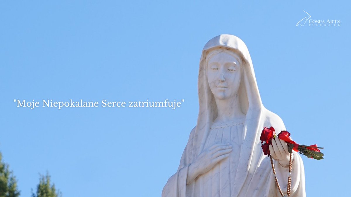ArtsGospa's tweet photo. "Moje Niepokalane Serce zatriumfuje"
#Medjugorje #Fátima #DziewicaMaryja https://t.co/zPe3Tb4vGb