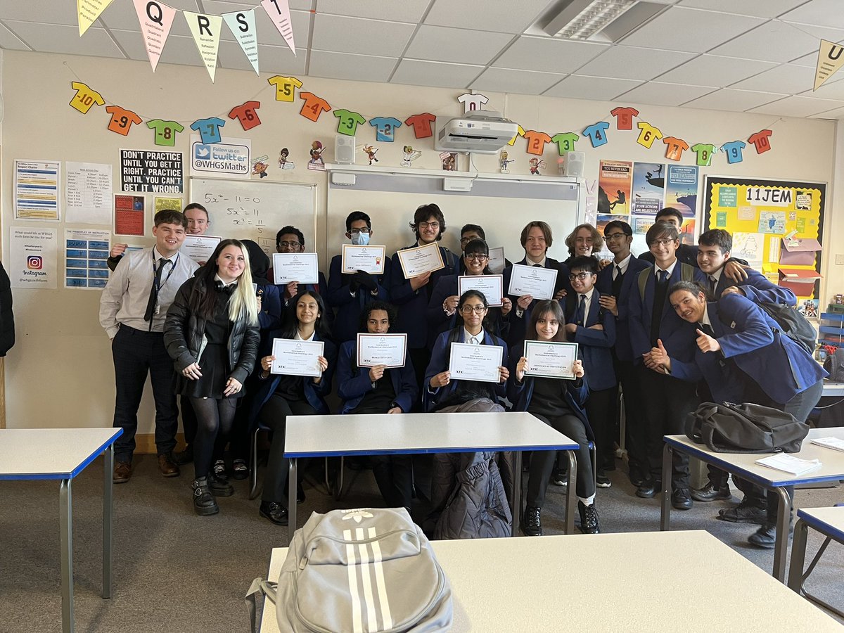 WHGS Maths tweet media