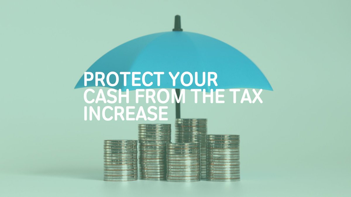 There is still time to protect your cash from the tax increases coming on 6th April.  You should consider setting up a pension scheme.  Paying in just £1 now can allow you to carry forward the remaining balance of your £40,000 annual allowance. bit.ly/3itX6SW