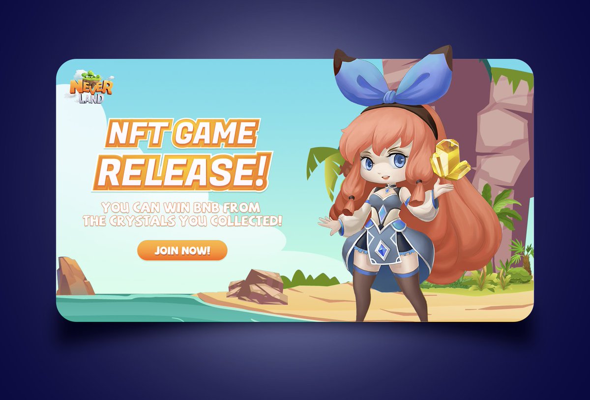 🐸NFT game has been released today!

🪙You can buy mystery box and try to get rewards!

#BSC #NFTs #NeverlandGame #SocialFi