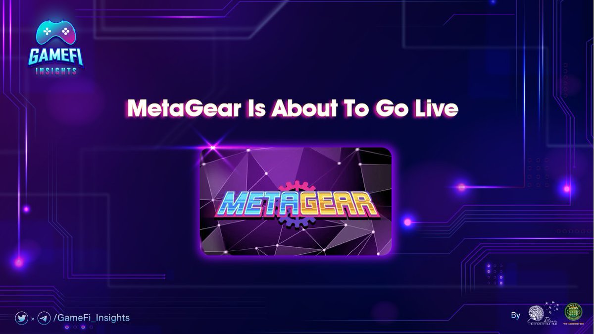 💎MetaGear Is About To Go Live 💎 Details: t.me/GameFi_Insight… ✅ Join now to update with the latest news at: t.me/GameFi_Insights #GameFi_Insights #GameFi #GameNFT