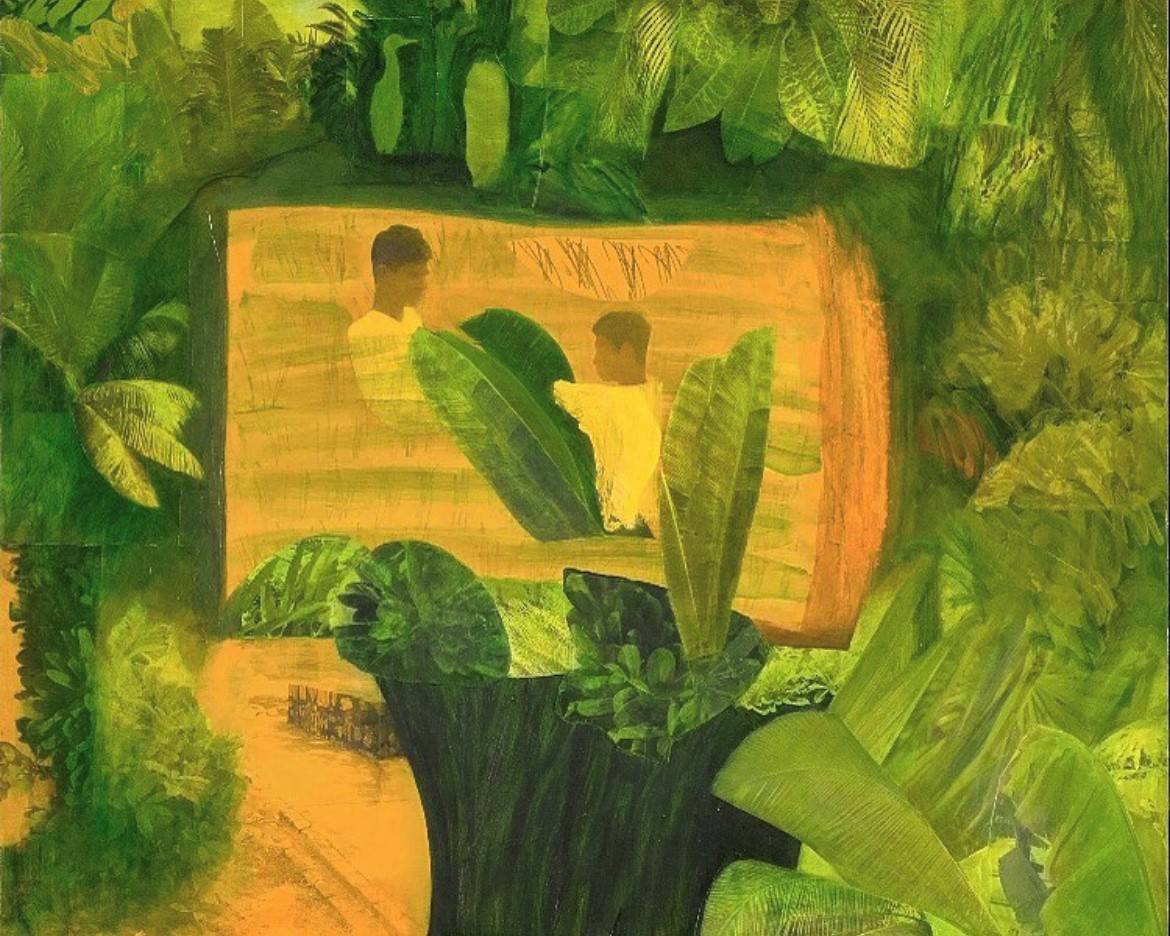 JMPaintingPrize's tweet photo. "The photocopies I use are either taken from my personal archive or my own mark-making - sometimes, the two sources combine to interact with or modify the other" 🌱

Nowhere to Go - Mixed media on wood, 66.8x81.8cm by Andy Barker from #JM2018 🟨🟩

#johnmoorespaintingprize https://t.co/lPe4KGiF0F