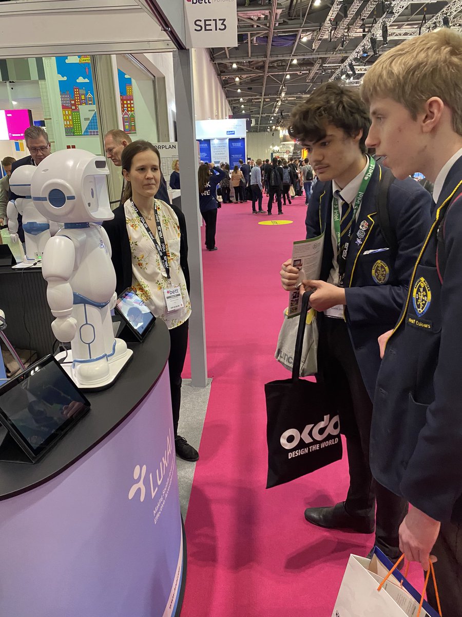 We are loving looking at the robotics on offer <a href="/Bett_show/">Bett Global</a>