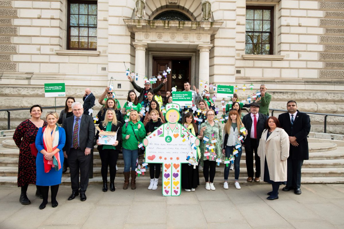 It was fantastic to meet with colleagues, people with lived experience of cancer, and campaigners from @Mac_campaigning to deliver 1000+ handwritten messages this week supporting the cancer workforce to <a href="/RishiSunak/">Rishi Sunak</a> #TheForgottenC