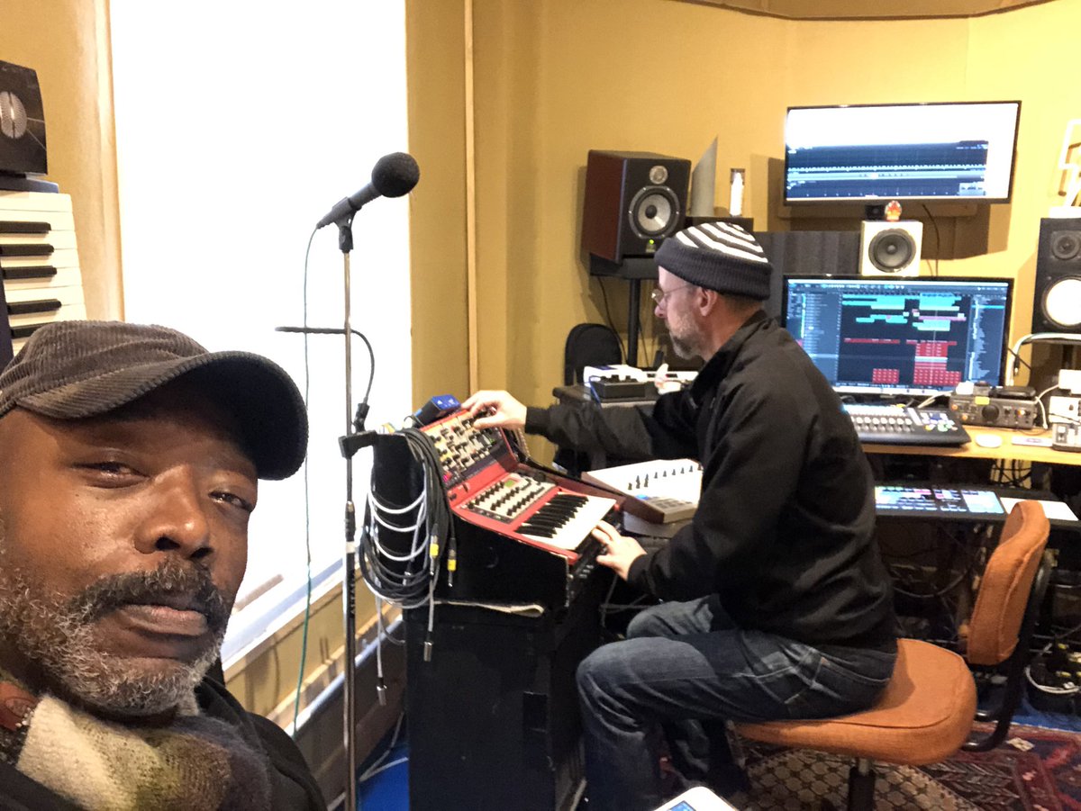 STUDIO SESSION with maestro and collaborator DARREN MORRIS.  .  .