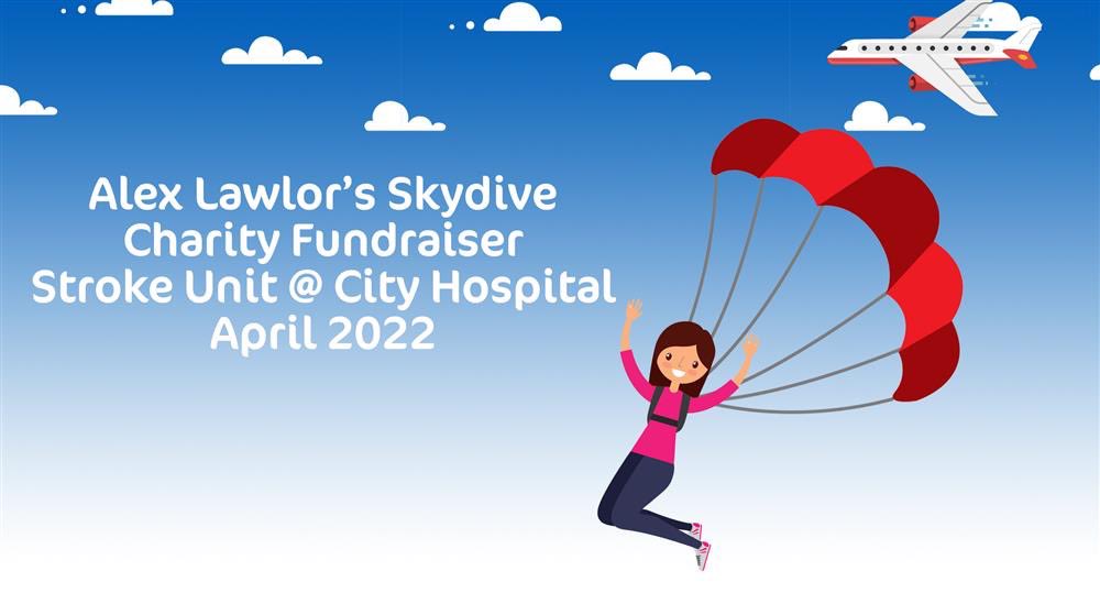 Would you jump out of a plane for <a href="/NUHCharity/">Nottingham Hospitals Charity</a>? Alex Lawlor is 🙌

She’s doing a skydive for the Stroke Unit at City Hospital next month. Anyone who donates will get their name printed on Alex’s t-shirt. 

Sponsorship details here ➡️ justgiving.com/Alex-Lawlor1
