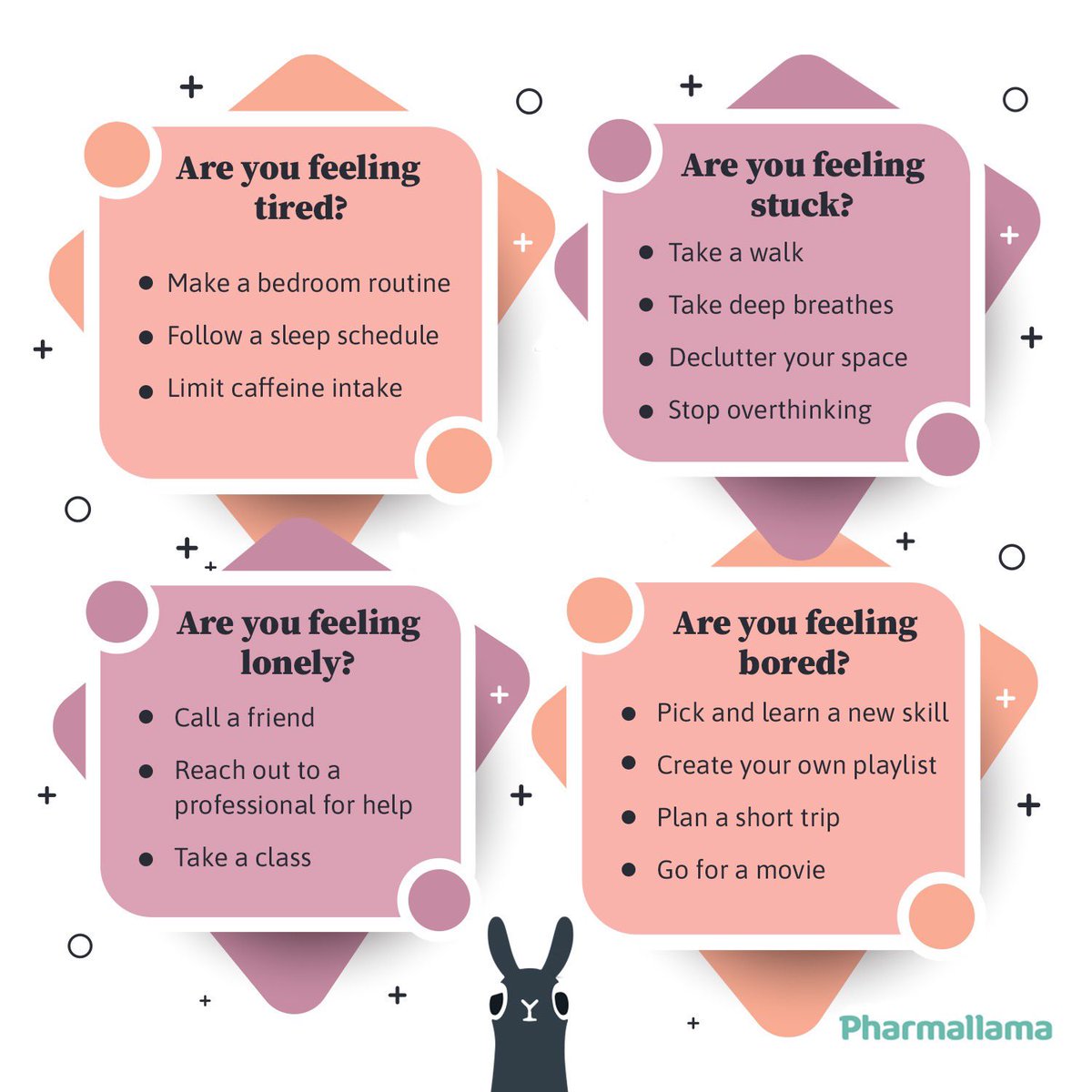 pharmallama's tweet photo. Care for your mind, body and soul in ways that better your health and happiness✨

Download Pharmallama now and start  your quality healthcare journey with us 😌

#CareForYourself #ThePharmacyThatCares #HealthCareIndia https://t.co/gnfpgfuwF0
