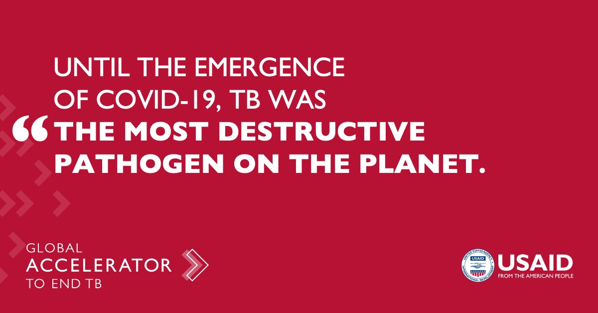 Despite being preventable, treatable, and curable, #TB remains one of the world’s leading infectious disease killers. On #WorldTBDay, <a href="/USAID/">USAID</a> remains committed to helping countries #EndTB. 
#InvestToEndTB <a href="/USAIDGH/">USAID Global Health</a>