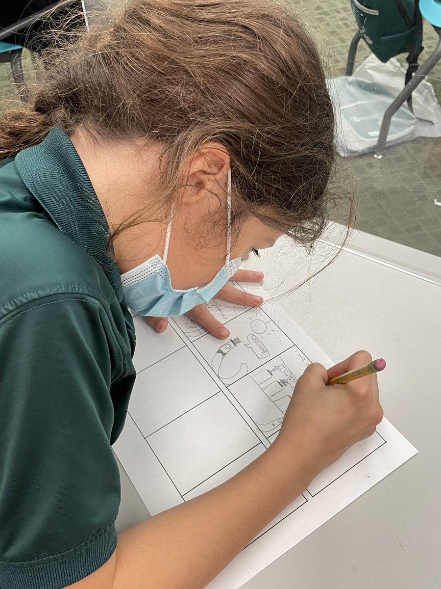 PineCrestAux's tweet image. #TBT Ss in #PCEnrichment Cartooning and Comics learned about framing and adding dialogue to their own comics.
☀️💚🐾✍️
Back by popular demand, #PCMiddleSchool #PCFaculty Mr. Laub will be bringing his talents to #PCSummer 2022!
