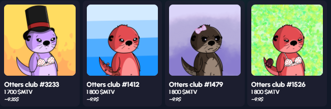 MTV_Otters's tweet photo. An AMAZING time to buy a Curious Otter!!!! MTV price dropping but means you can grab a BARGAIN for under $10

Check our floor price ones, or grab something more limited at https://t.co/1vxWmz2Mnz

#mtv #nft #nftart #SolanaNFTDrop @cardano_nft #CardanoNFT @NeftiArt #OpenSeaNFT https://t.co/IJYKLXrjIA