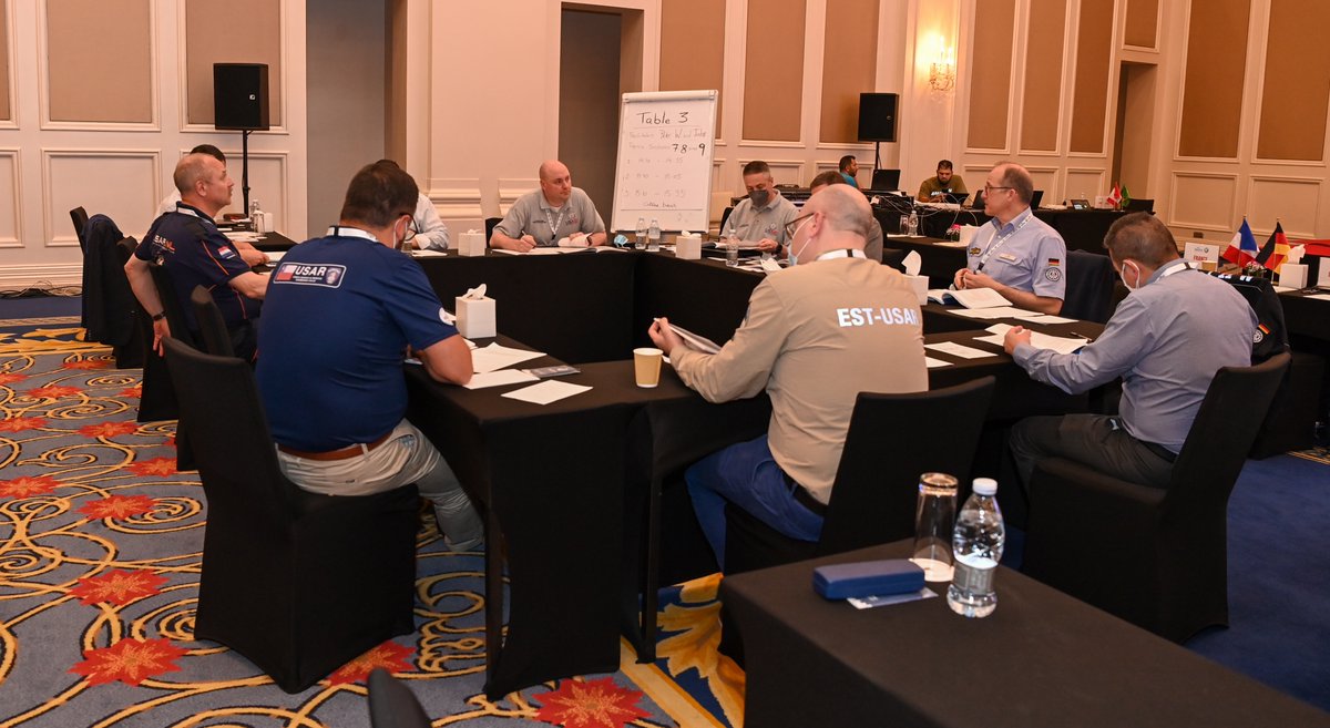 Insarag's tweet photo. 👏INSARAG would like to commend the 100+ participants from over 40 countries and organizations who have  joined us in person and virtually to attend 2022 Team Leaders meeting, across all time zones. A huge thanks to all of your support in making this meeting a success! https://t.co/YwK4AqrXxQ