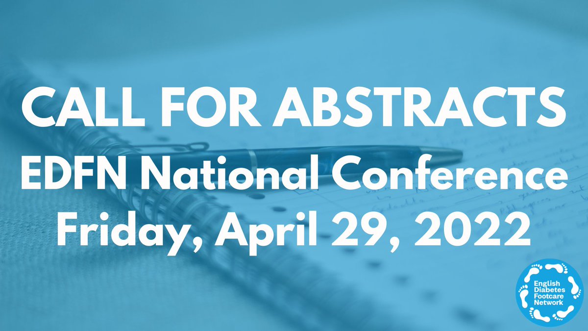 📆The deadline is fast approaching for anyone wanting to submit an abstract for the EDFN national conference.

Have you helped to develop:
🔹New processes/audits 
🔹Innovations in your service
🔹Unique research?

Deadline: FRIDAY, APRIL 1.

bit.ly/3qdpE7U

<a href="/RDLlondon/">R Leigh</a>